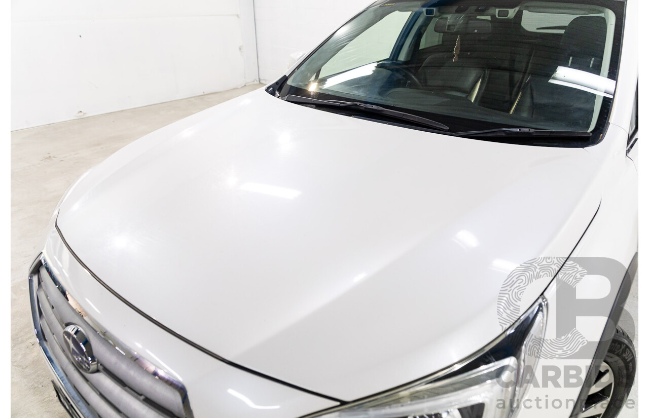 01/2017 Subaru Outback 2.0D Premium AWD MY17 4D Wagon White Turbo Diesel 2.0L