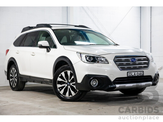 01/2017 Subaru Outback 2.0D Premium (AWD) MY17 4d Wagon Crystal White Pearl Turbo Diesel 2.0L