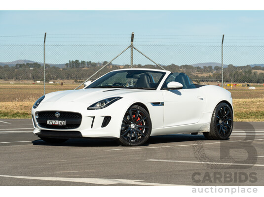 8/2013 Jaguar F-Type X152 2d Roadster Polaris White Supercharged V6 3.0L