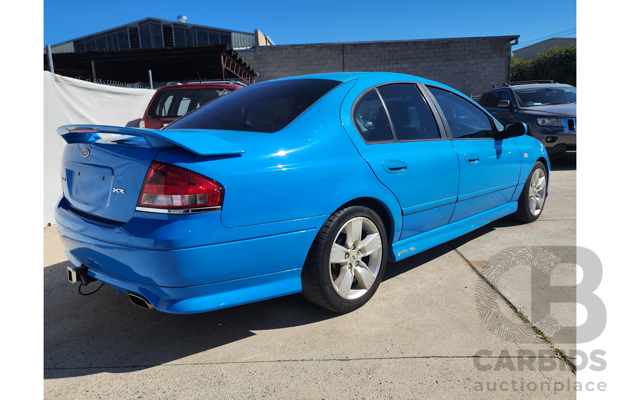 5/2006 Ford Falcon XR6 BF 4d Sedan Blue 4.0L