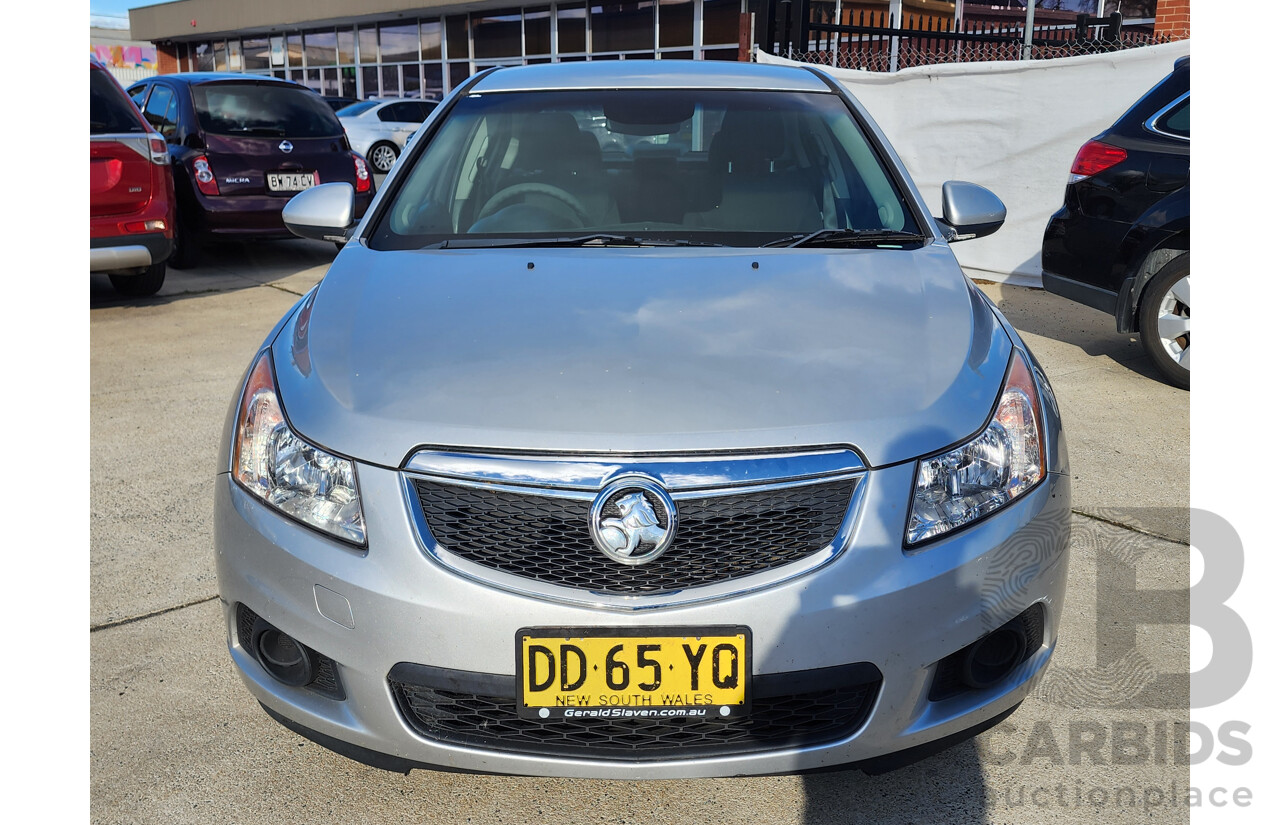 9/2012 Holden Cruze CD JH MY13 4d Sedan Silver 1.8L