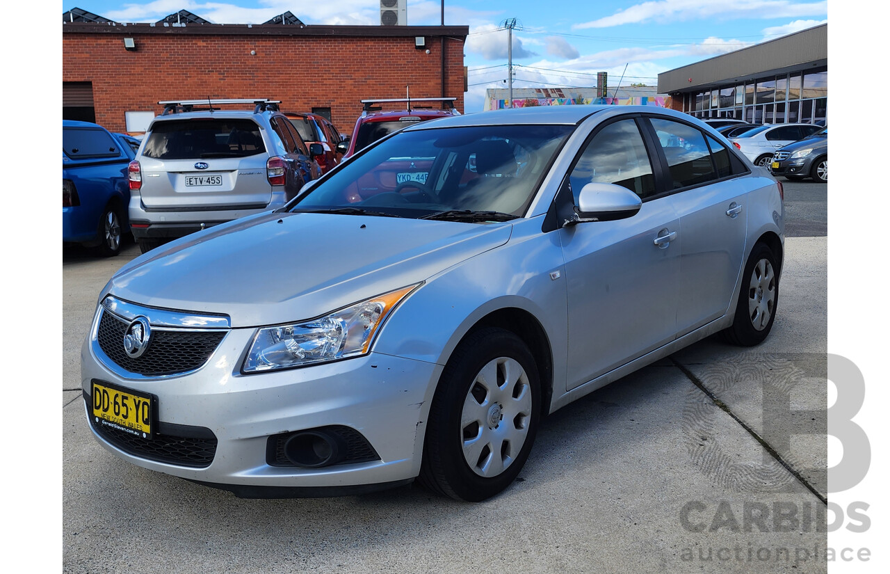 9/2012 Holden Cruze CD JH MY13 4d Sedan Silver 1.8L