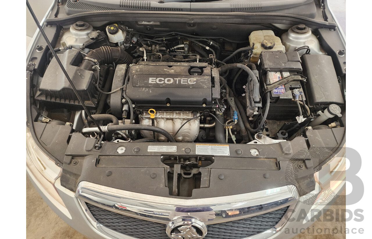 9/2012 Holden Cruze CD JH MY13 4d Sedan Silver 1.8L