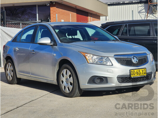 9/2012 Holden Cruze CD JH MY13 4d Sedan Silver 1.8L