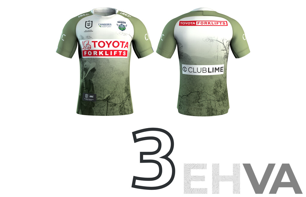 3. Matt Timoko - Match Worn and Signed Canberra Raiders 2025 ANZAC Jersey - Round 8 V Dolphins - Proceeds Towards ANZAC Foundation