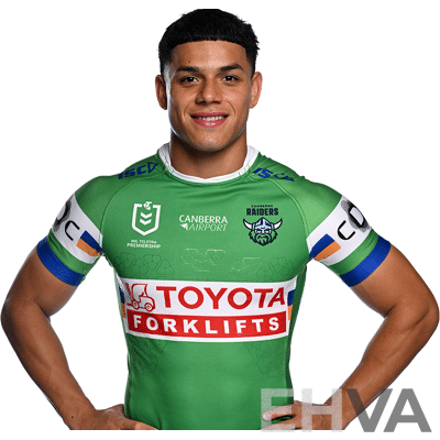 2. Savelio Tamale - Match Worn and Signed Canberra Raiders 2025 ANZAC Jersey - Round 8 V Dolphins - Proceeds Towards ANZAC Foundation