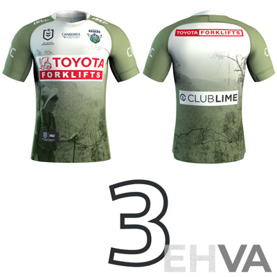 3. Matt Timoko - Match Worn and Signed Canberra Raiders 2025 ANZAC Jersey - Round 8 V Dolphins - Proceeds Towards ANZAC Foundation