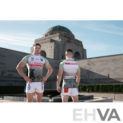 3. Matt Timoko - Match Worn and Signed Canberra Raiders 2025 ANZAC Jersey - Round 8 V Dolphins - Proceeds Towards ANZAC Foundation