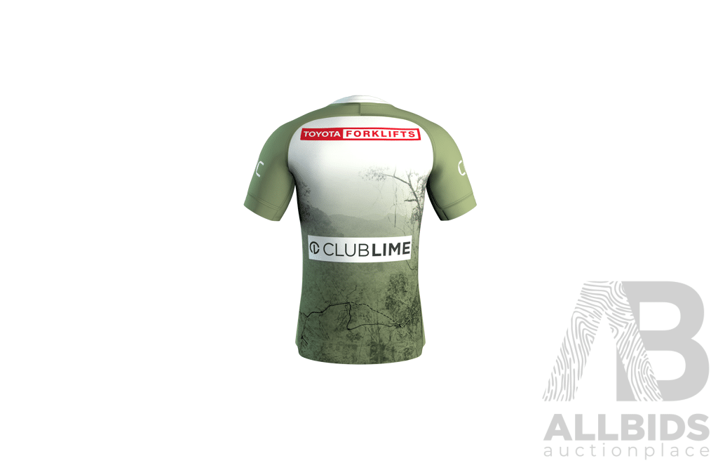 12. Matty Nicholson - Match Worn and Signed Canberra Raiders 2025 ANZAC Jersey - Round 8 V Dolphins - Proceeds Towards ANZAC Foundation