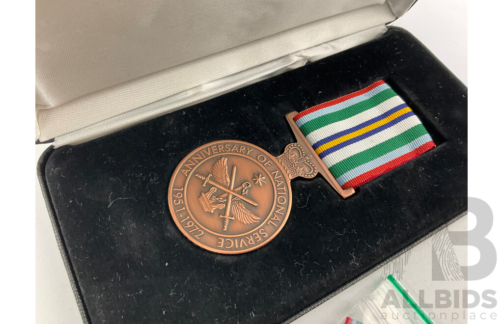 Australian 1951-1972 Anniversary of National Service Medal