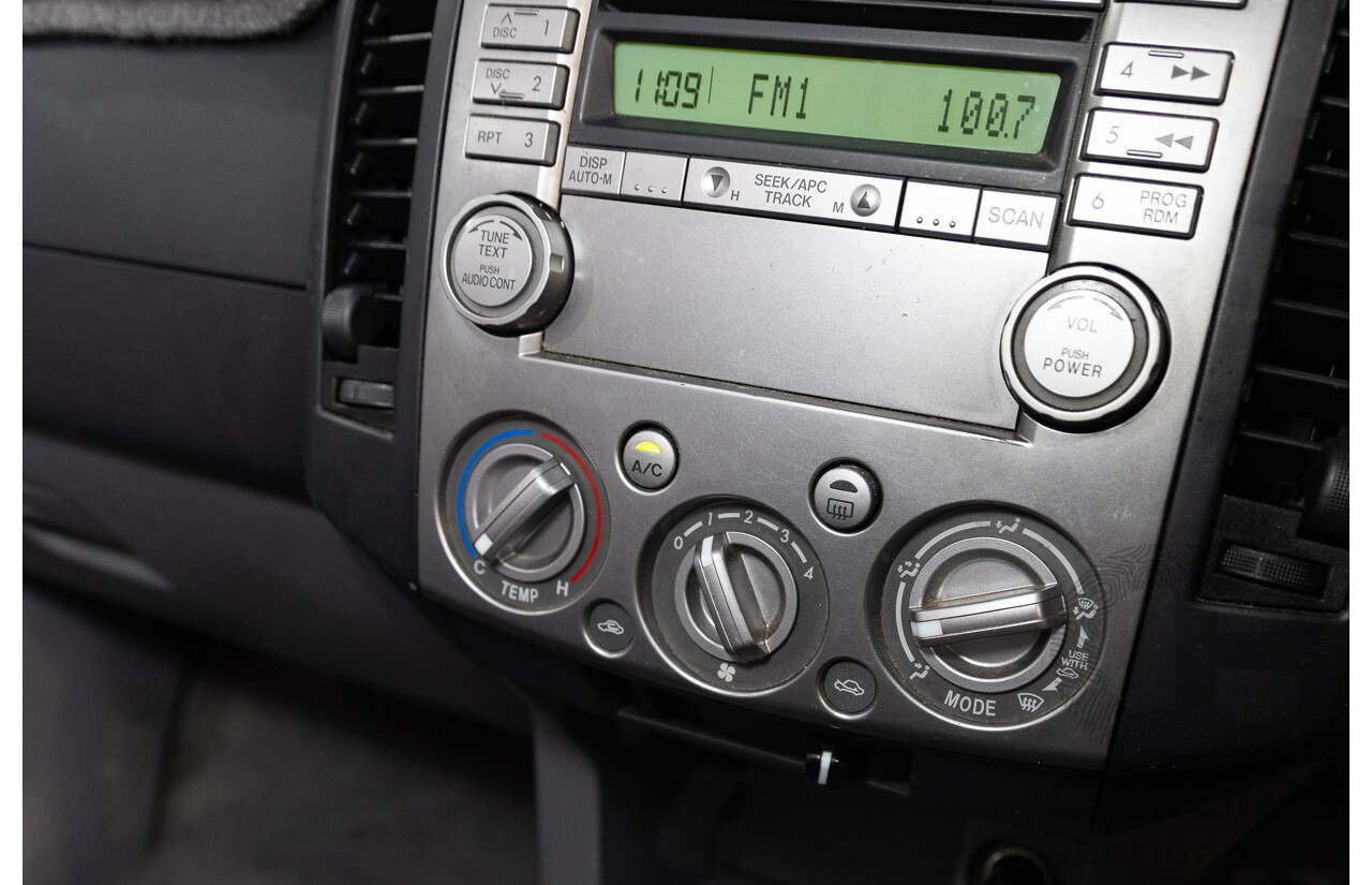 6/2008 Mazda BT50 B3000 Freestyle DX+ P/Up Gloaming Silver Metallic Turbo Diesel 3.0L