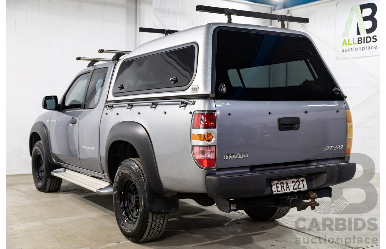 6/2008 Mazda BT50 B3000 Freestyle DX+ P/Up Gloaming Silver Metallic Turbo Diesel 3.0L