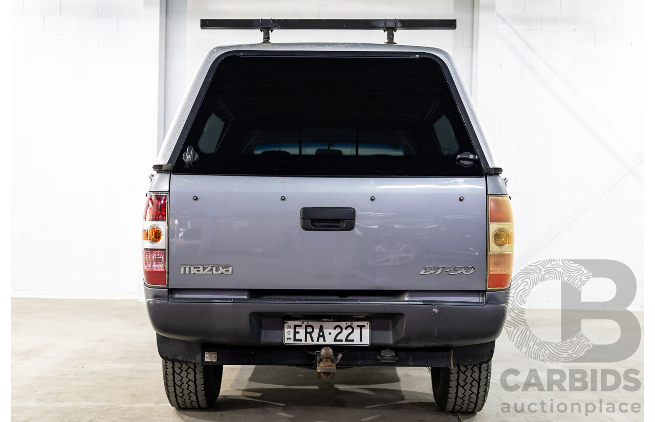 6/2008 Mazda BT50 B3000 Freestyle DX+ P/Up Gloaming Silver Metallic Turbo Diesel 3.0L