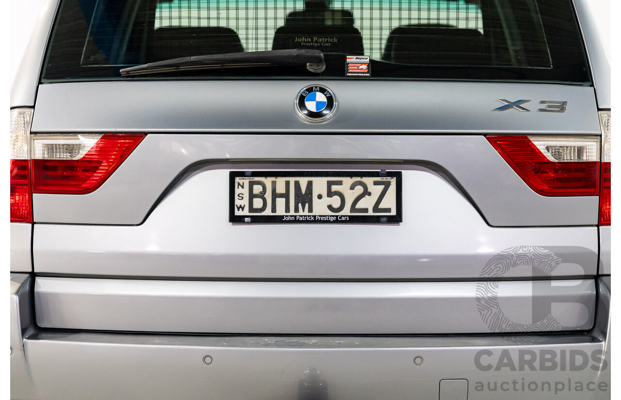 1/2008 Bmw X3 2.0d E83 MY07 4d Wagon Grey Turbo Diesel 2.0L