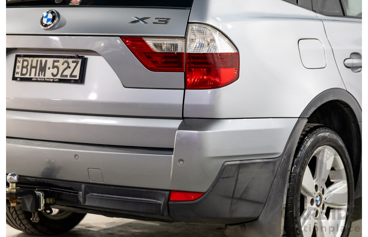1/2008 Bmw X3 2.0d E83 MY07 4d Wagon Grey Turbo Diesel 2.0L