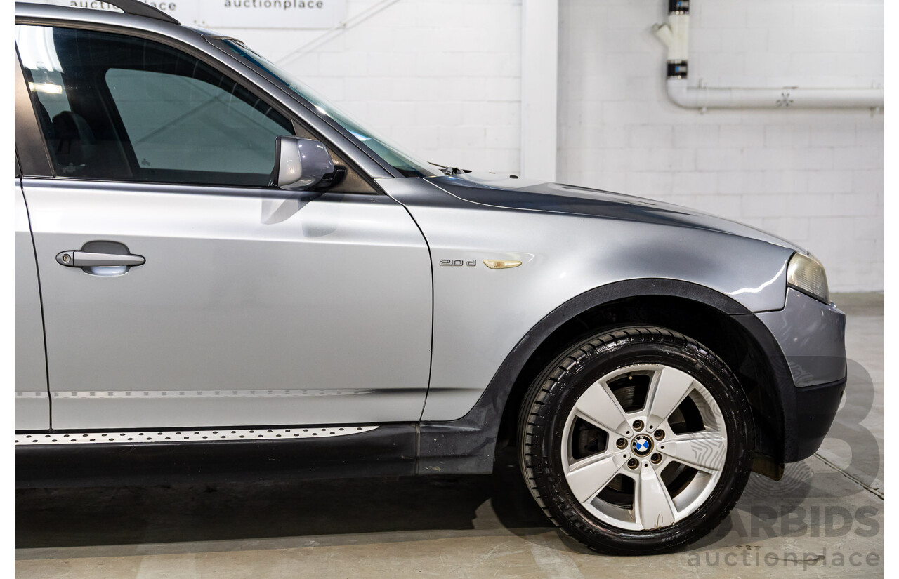1/2008 Bmw X3 2.0d E83 MY07 4d Wagon Grey Turbo Diesel 2.0L