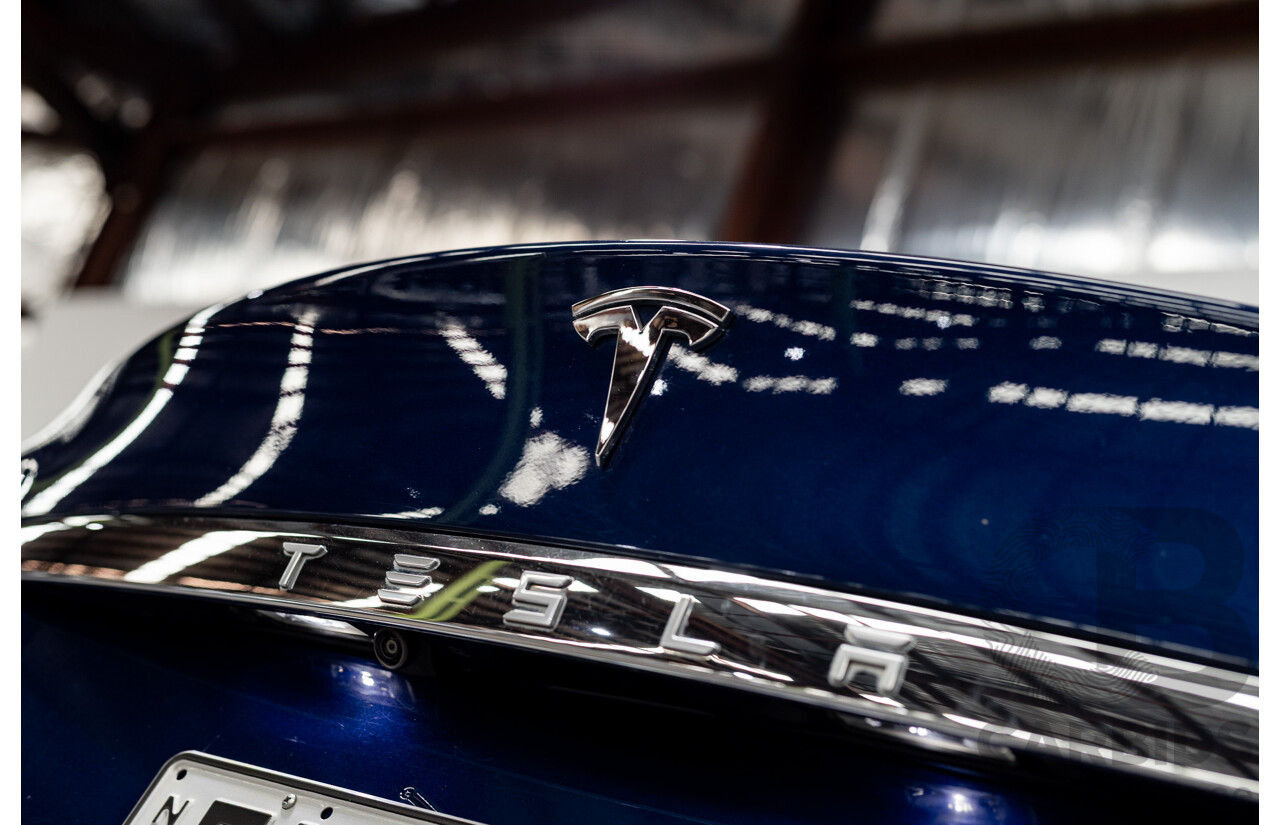 5/2018 Tesla Model S 75D Dual Motor (AWD) 4d Hatchback Deep Blue Metallic Dedicated Electric EV 245kw