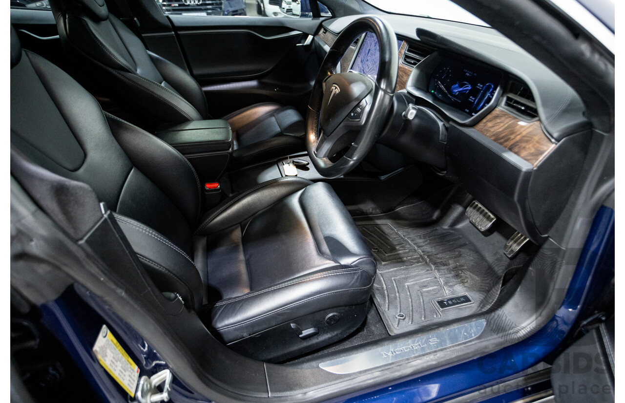 5/2018 Tesla Model S 75D Dual Motor (AWD) 4d Hatchback Deep Blue Metallic Dedicated Electric EV 245kw