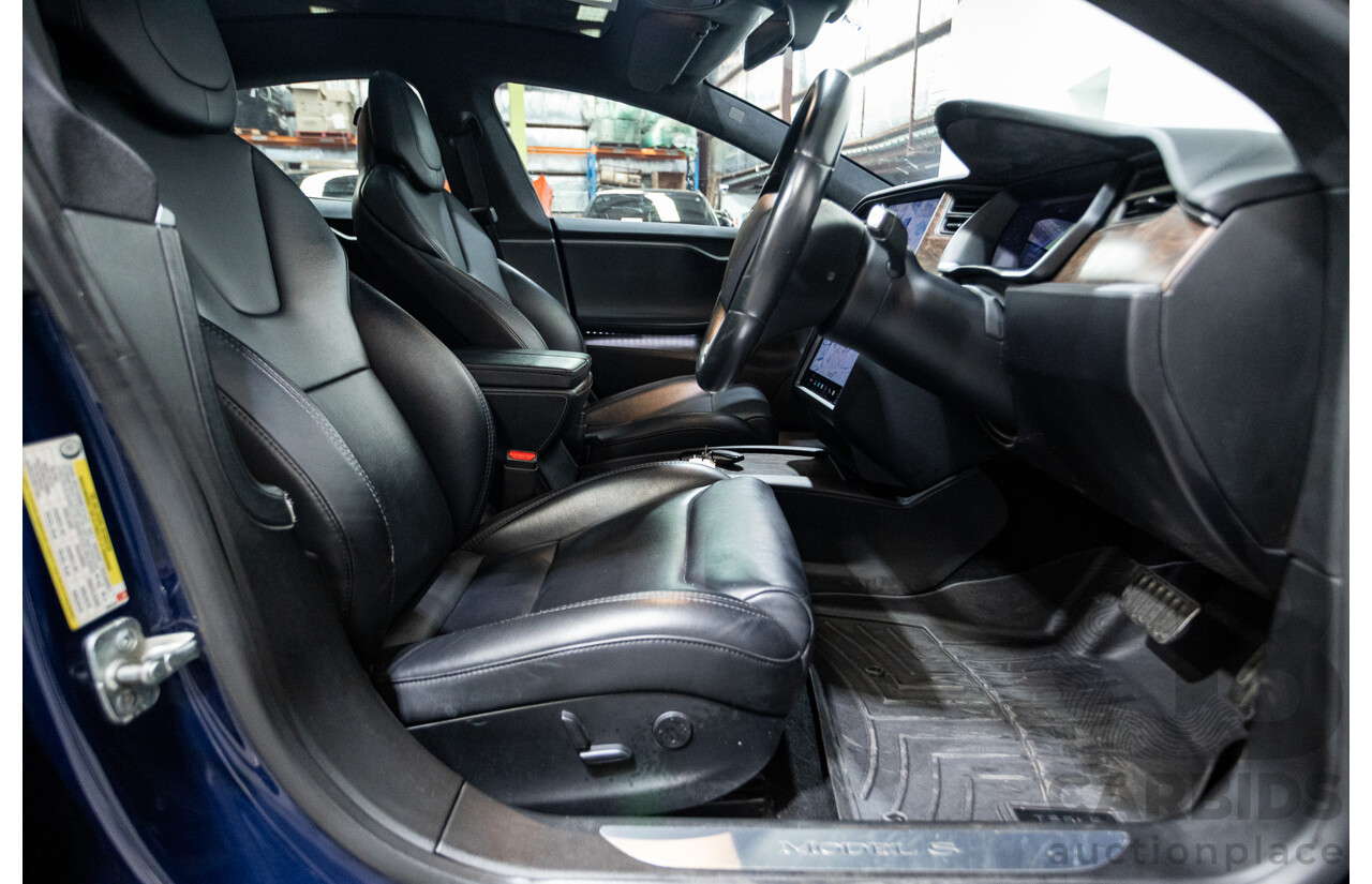 5/2018 Tesla Model S 75D Dual Motor (AWD) 4d Hatchback Deep Blue Metallic Dedicated Electric EV 245kw