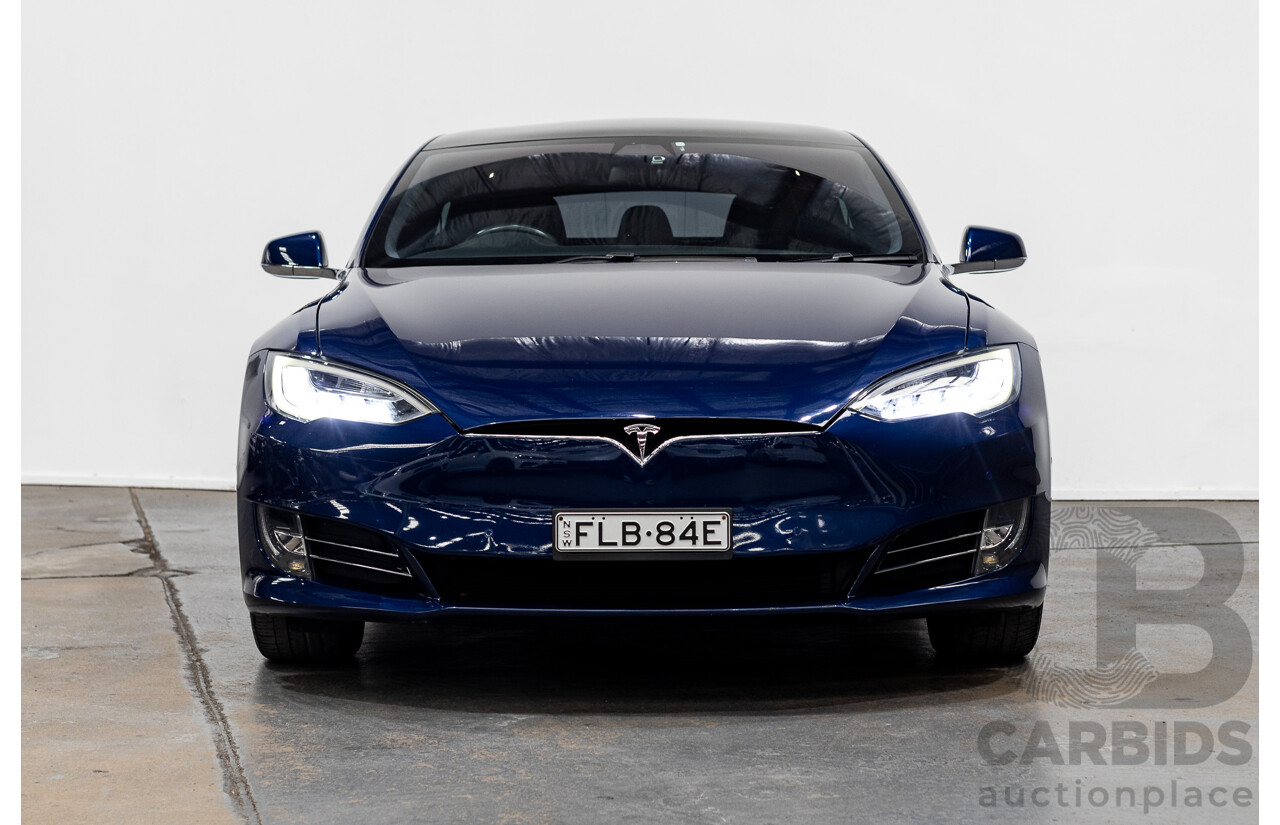 5/2018 Tesla Model S 75D Dual Motor (AWD) 4d Hatchback Deep Blue Metallic Dedicated Electric EV 245kw