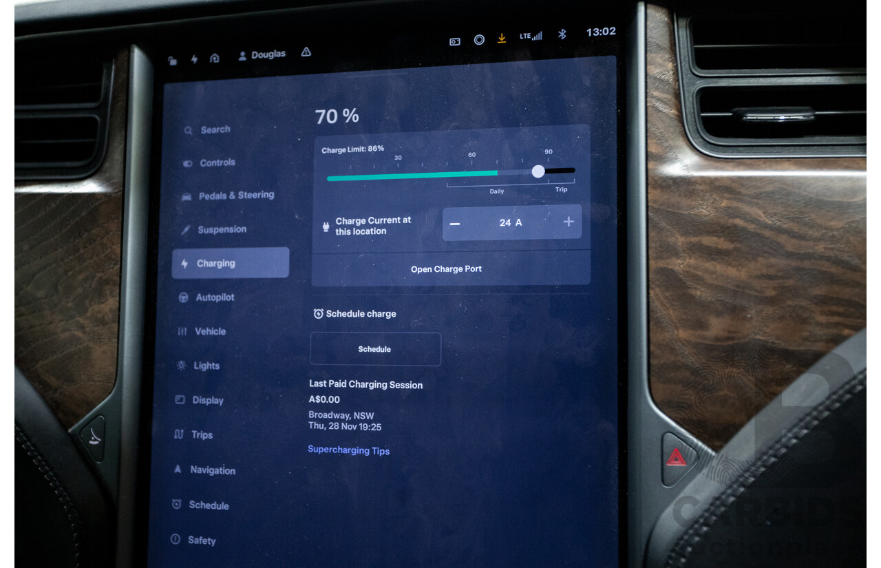 5/2018 Tesla Model S 75D Dual Motor (AWD) 4d Hatchback Deep Blue Metallic Dedicated Electric EV 245kw
