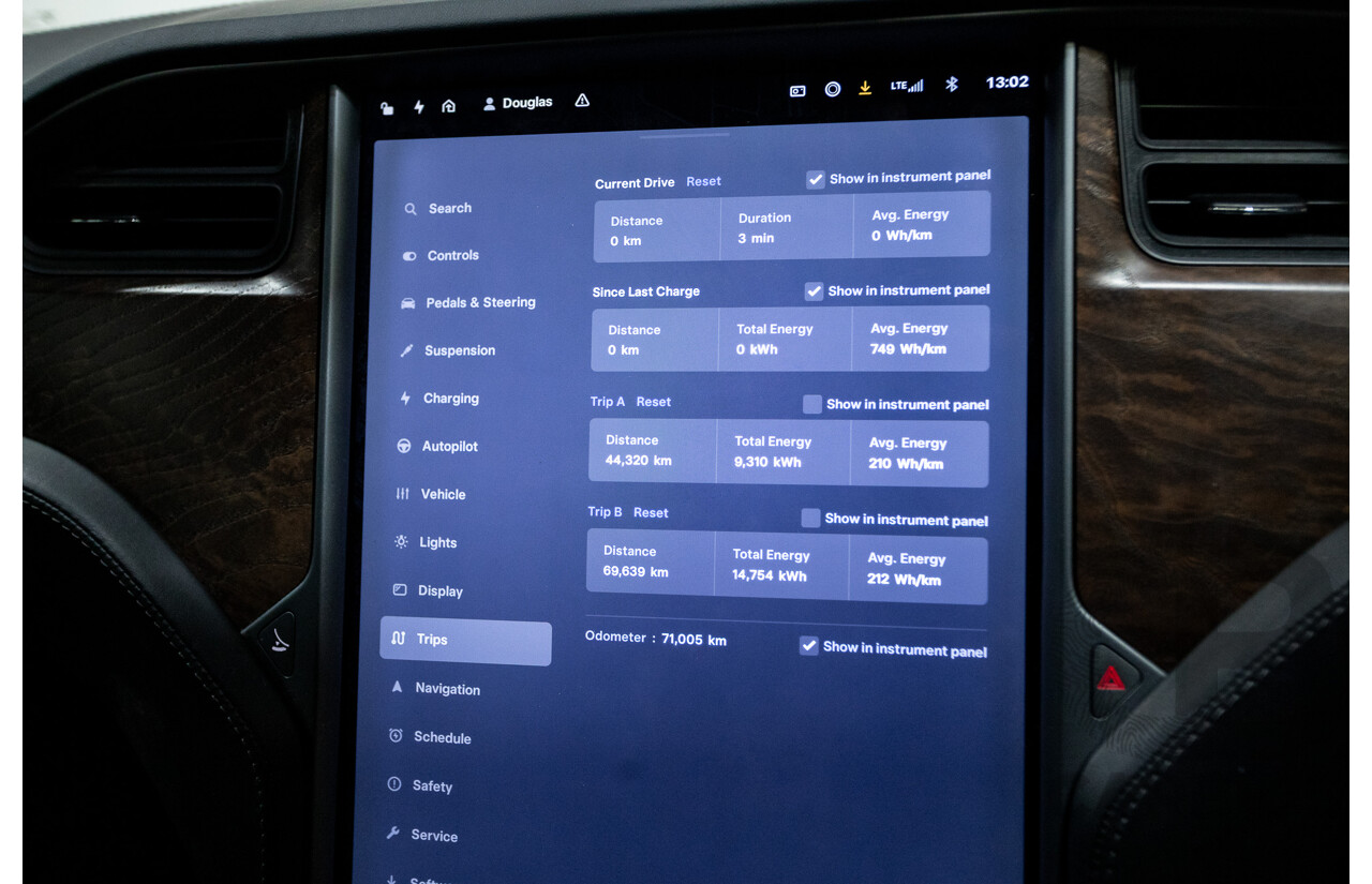 5/2018 Tesla Model S 75D Dual Motor (AWD) 4d Hatchback Deep Blue Metallic Dedicated Electric EV 245kw