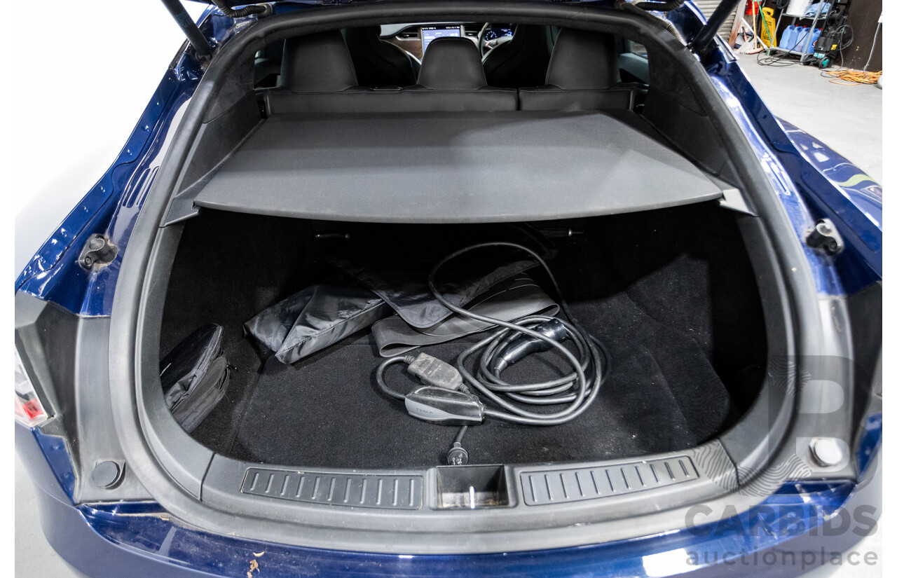 5/2018 Tesla Model S 75D Dual Motor (AWD) 4d Hatchback Deep Blue Metallic Dedicated Electric EV 245kw