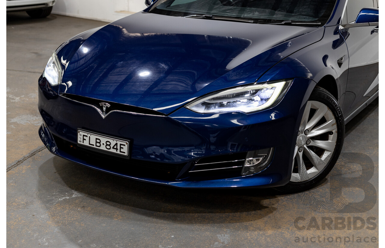 5/2018 Tesla Model S 75D Dual Motor (AWD) 4d Hatchback Deep Blue Metallic Dedicated Electric EV 245kw
