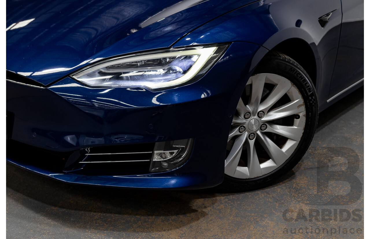 5/2018 Tesla Model S 75D Dual Motor (AWD) 4d Hatchback Deep Blue Metallic Dedicated Electric EV 245kw