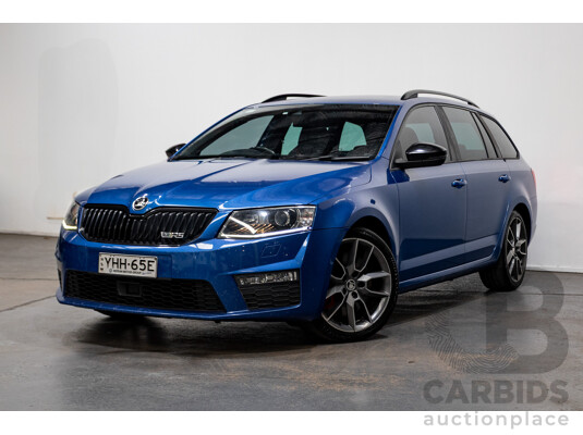 1/2017 Skoda Octavia RS 162 TSI NE MY17 4d Wagon Race Blue Metallic Turbo 2.0L