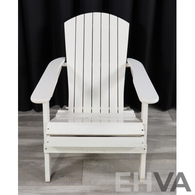 Pair of Vintage Timber Sunrise Chairs with Footstools