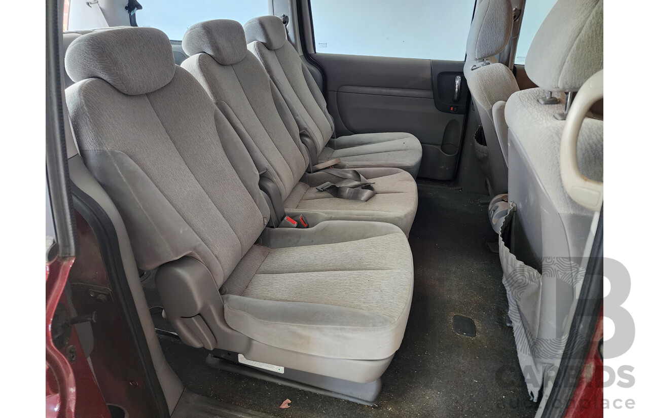 3/2012 Kia Grand Carnival Si VQ MY12 4d Wagon Red 2.2L