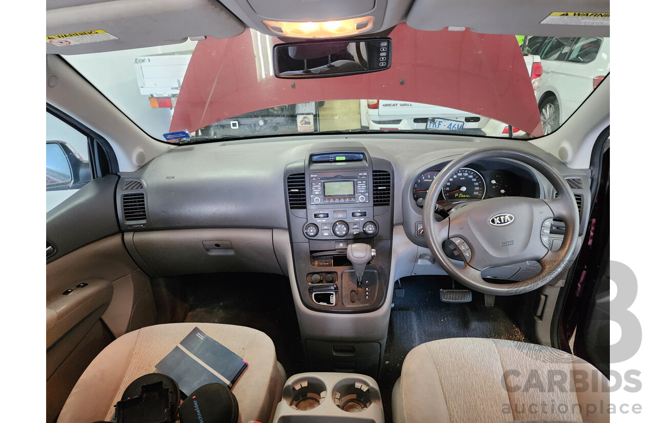 3/2012 Kia Grand Carnival Si VQ MY12 4d Wagon Red 2.2L