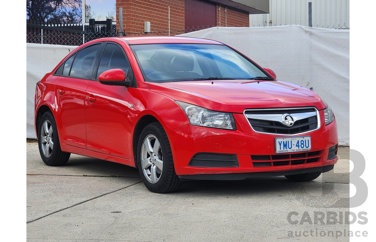 7/2010 Holden Cruze CD JG 4d Sedan Red 1.8L