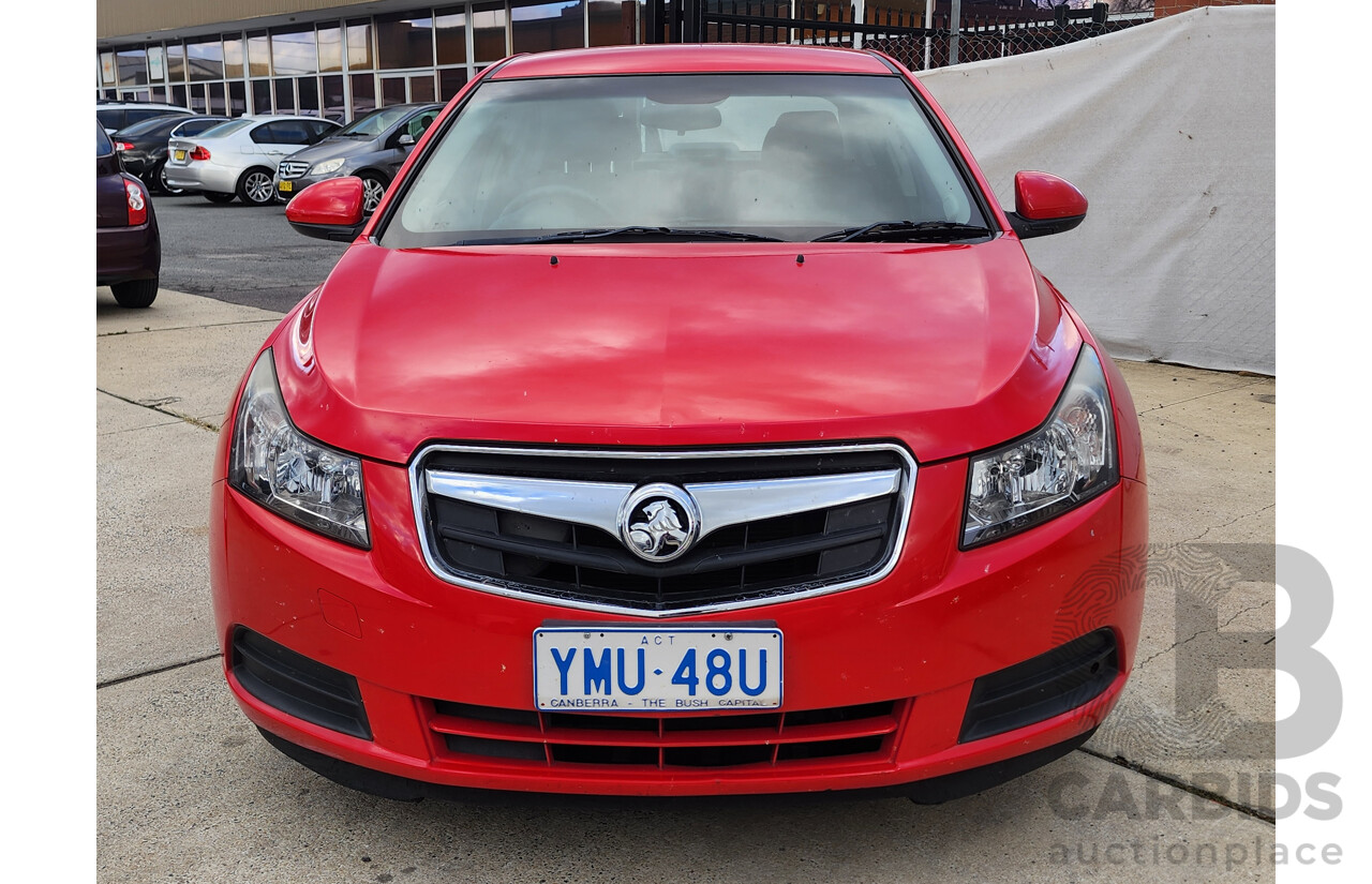 7/2010 Holden Cruze CD JG 4d Sedan Red 1.8L