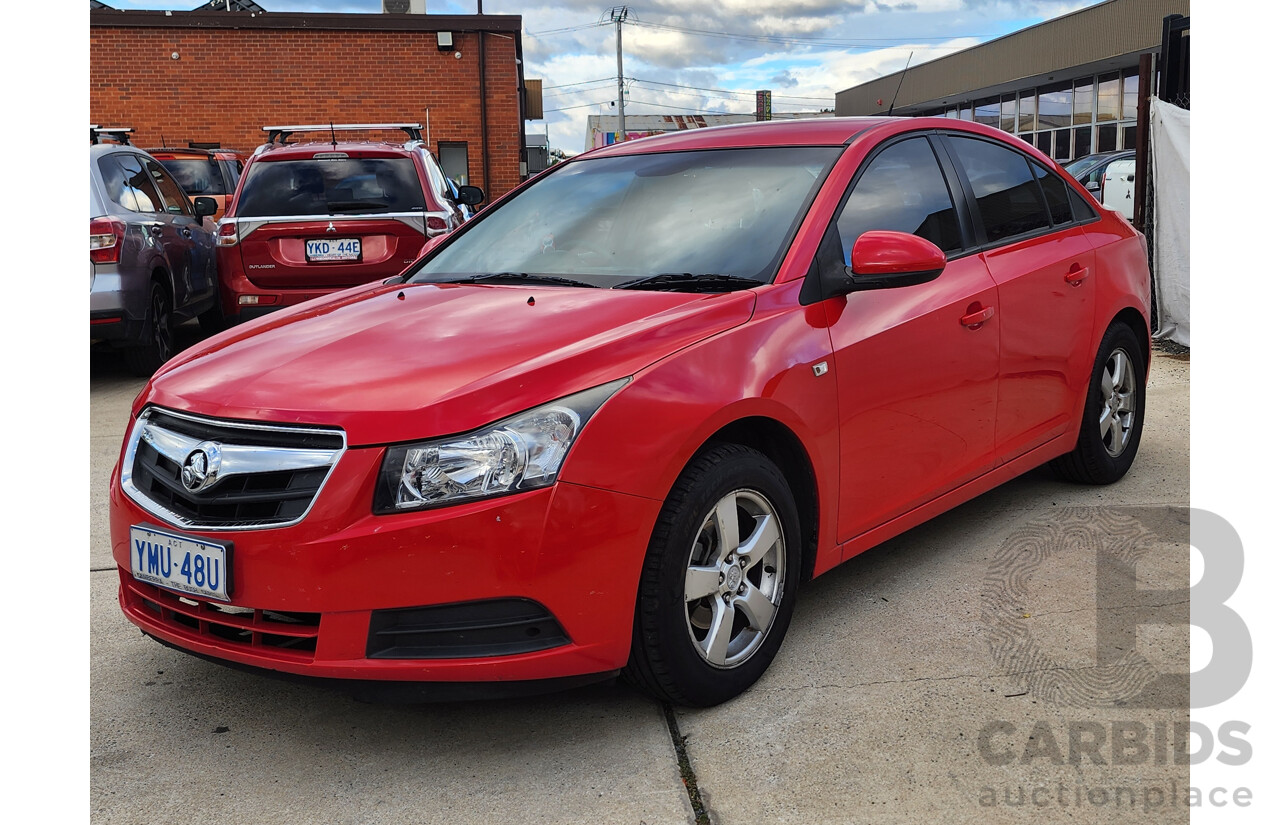 7/2010 Holden Cruze CD JG 4d Sedan Red 1.8L