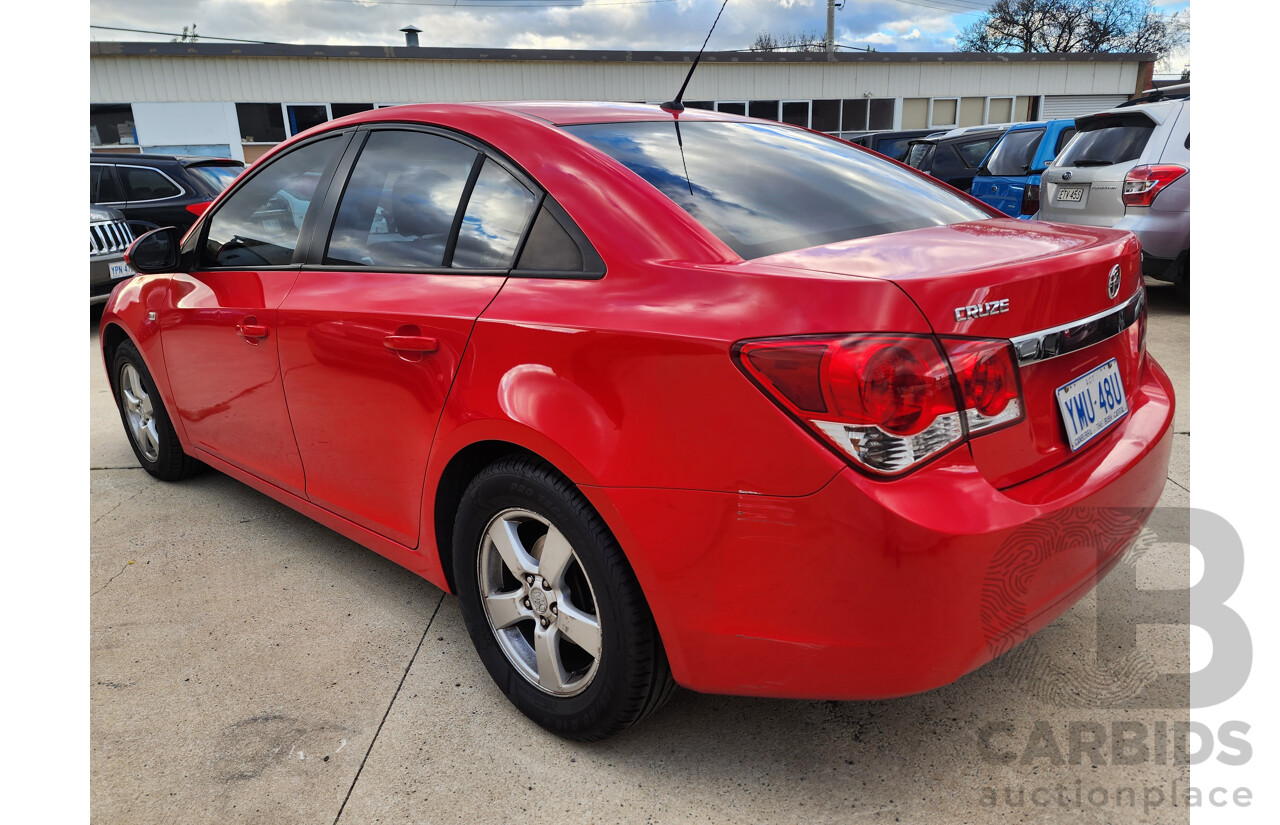7/2010 Holden Cruze CD JG 4d Sedan Red 1.8L