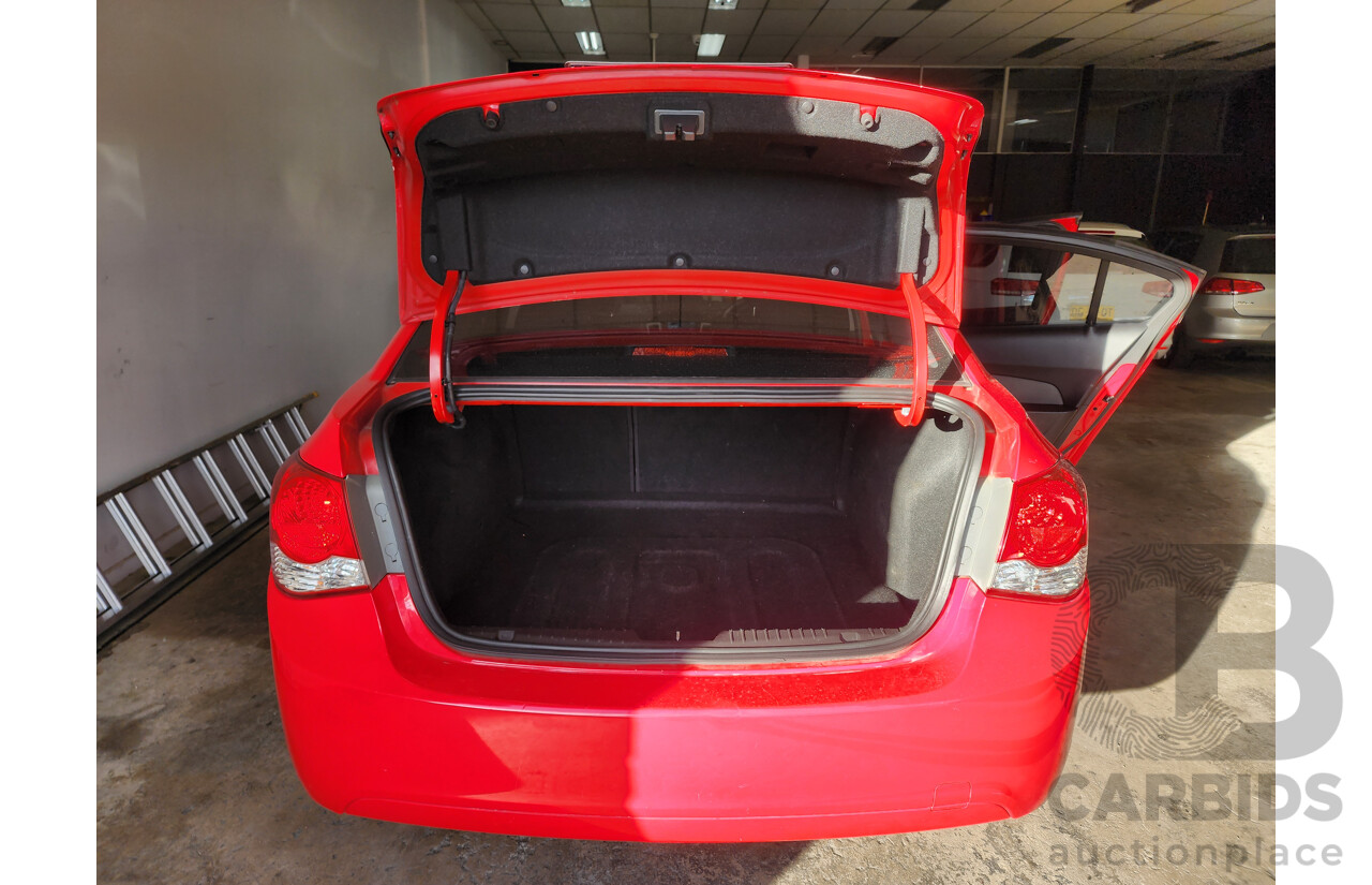 7/2010 Holden Cruze CD JG 4d Sedan Red 1.8L