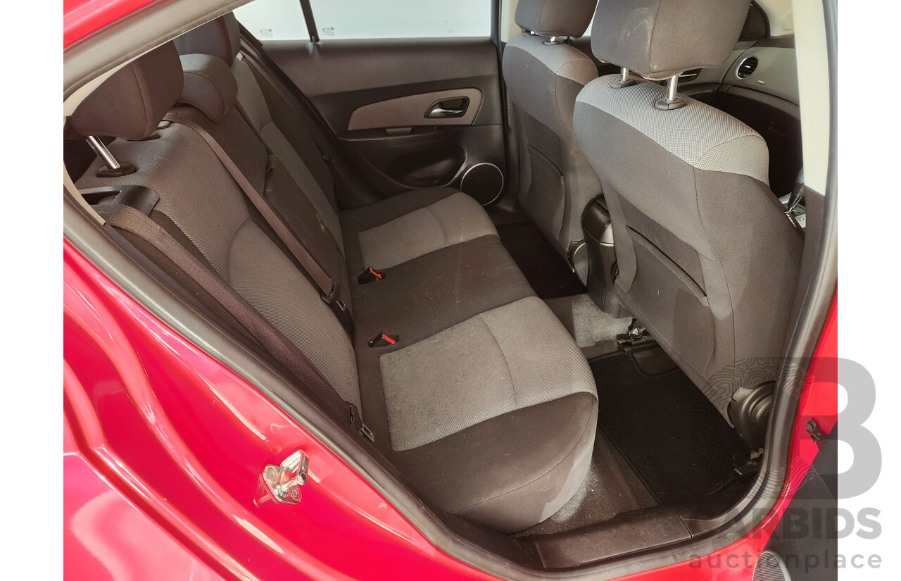 7/2010 Holden Cruze CD JG 4d Sedan Red 1.8L