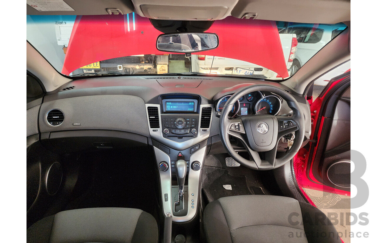 7/2010 Holden Cruze CD JG 4d Sedan Red 1.8L