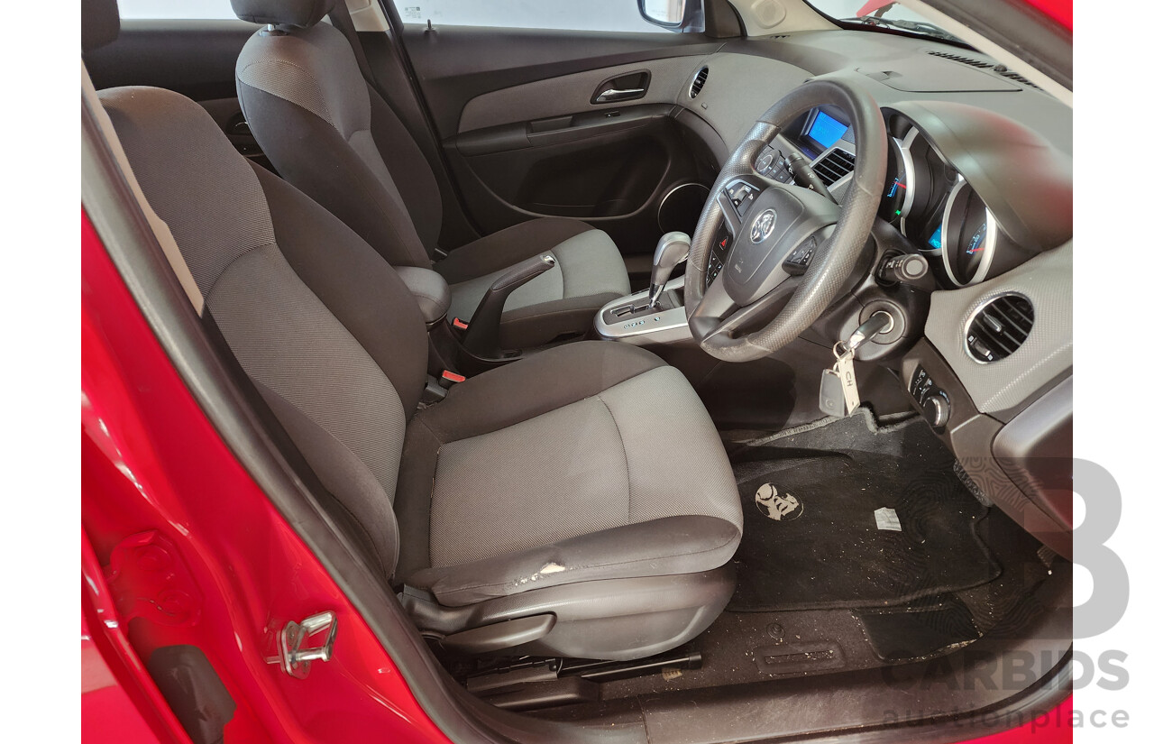 7/2010 Holden Cruze CD JG 4d Sedan Red 1.8L