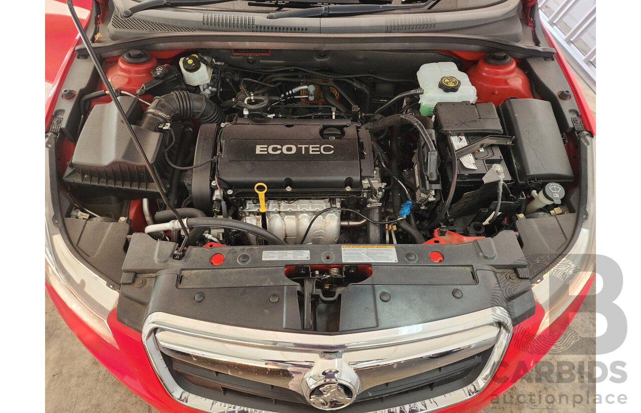 7/2010 Holden Cruze CD JG 4d Sedan Red 1.8L