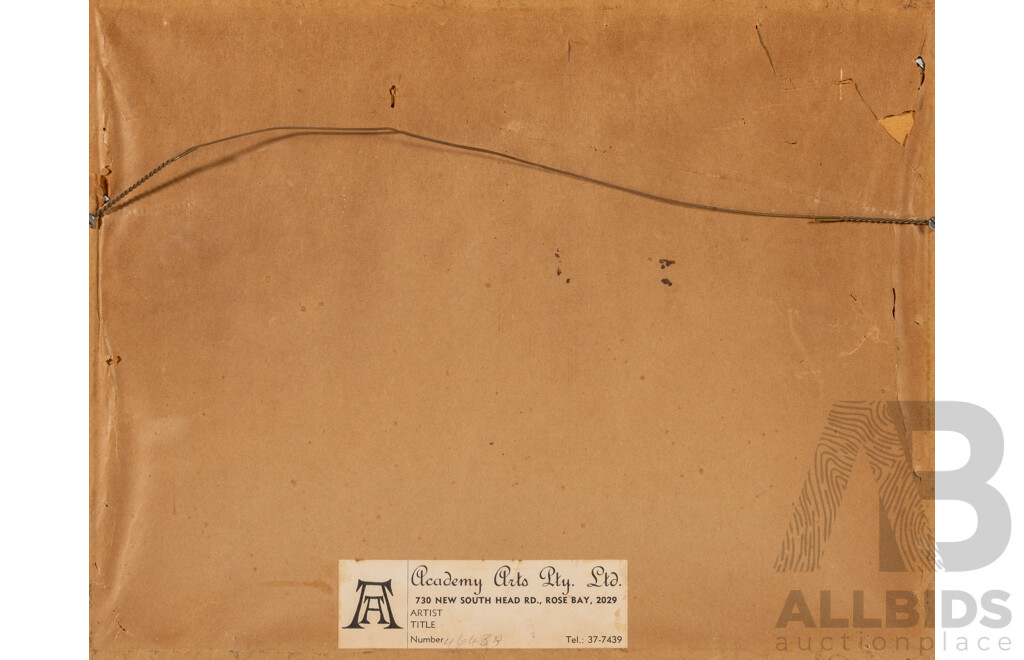 Sydney Ure Smith OBE, (20th Century, British-Australian, 1887-1949), Shell Cove - Sydney Harbour, (1917), Signed Antique Original Etching, 26 x 35 cm (frame)