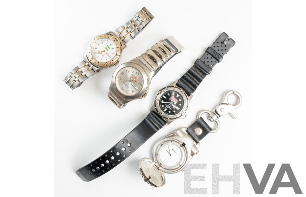 Castrol Merchandise (4) Watches and Tin
