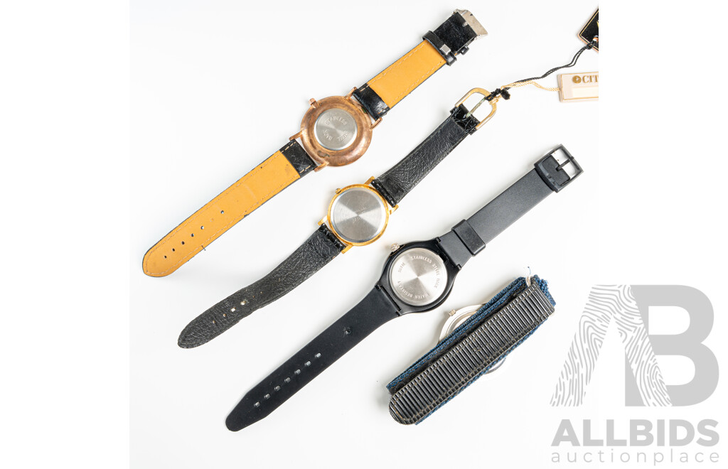 Collection of (4) Merchandise Watches - Powerade, Jarvis Walker, Jack Daniels & Optus