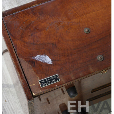 Vintage Italian Timber Cased Electric Organ