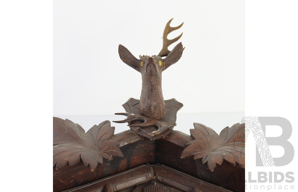 Vintage German Wall Mount Cuckoo Clock