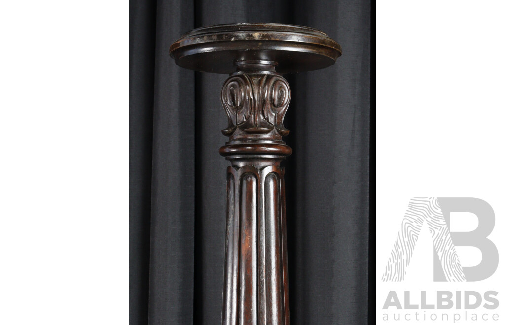 Reproduction Wooden Pedestal Column