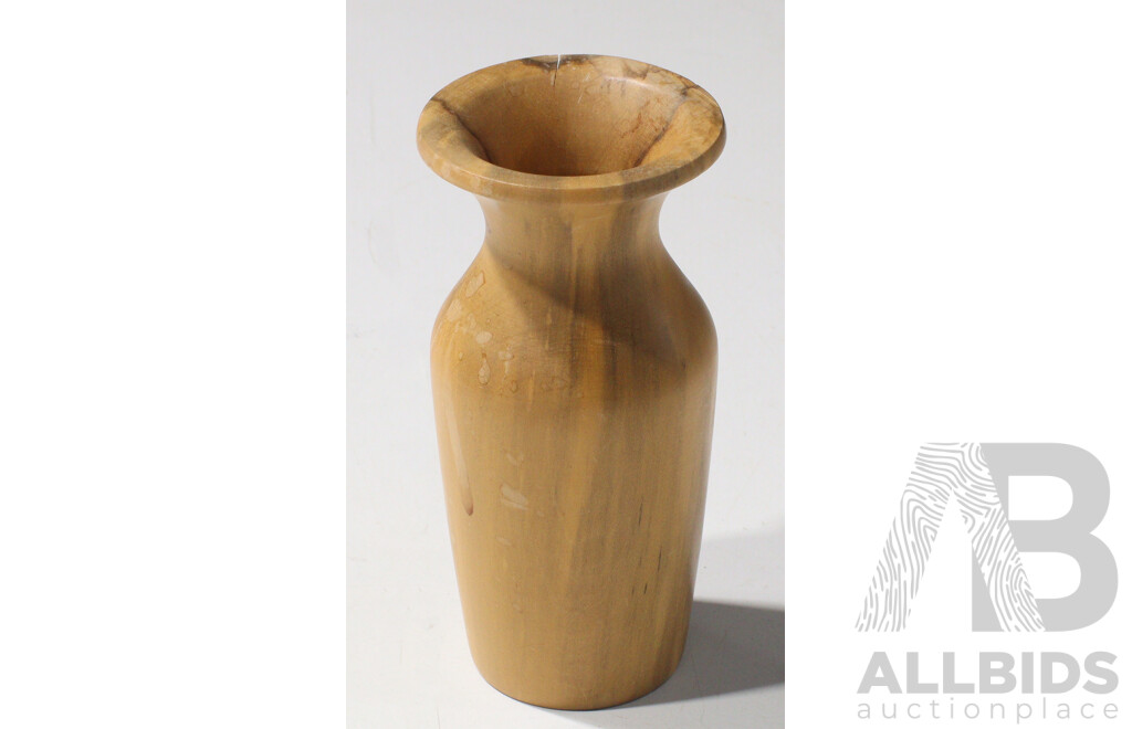 Collection Decorator Items Including Tassie Huon Pine, Sasaffras Treen, Silver Plated Icon, Macasser Ebony Horse Figures, Other Wooden Figures and More