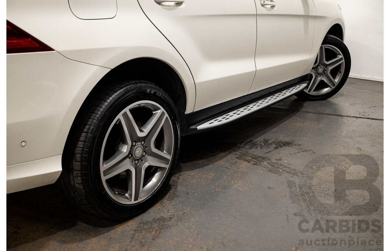 1/2016 Mercedes Benz GLE350d AMG Line (AWD) W166 4d Wagon Diamond White Metallic Turbo Diesel V6 3.0L